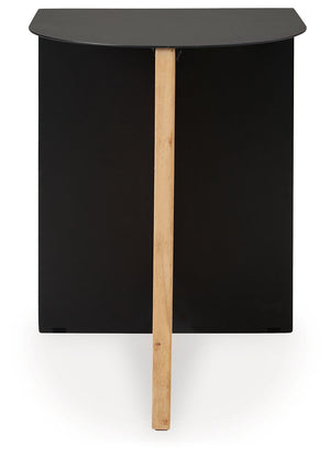Ladgate - Accent Table - Black / Natural - R&R Furniture Gallery (Fountain Valley, CA)