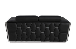 1111 - Leather Living Room Set - R&R Furniture Gallery (Fountain Valley, CA)