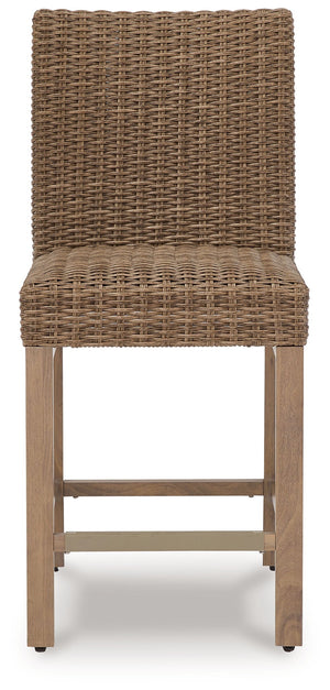Walton Bridge - Barstool (Set of 2) - Driftwood - R&R Furniture Gallery (Fountain Valley, CA)
