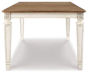 Realyn - Rectangular Dining Room Extension Table - Chipped White - R&R Furniture Gallery (Fountain Valley, CA)