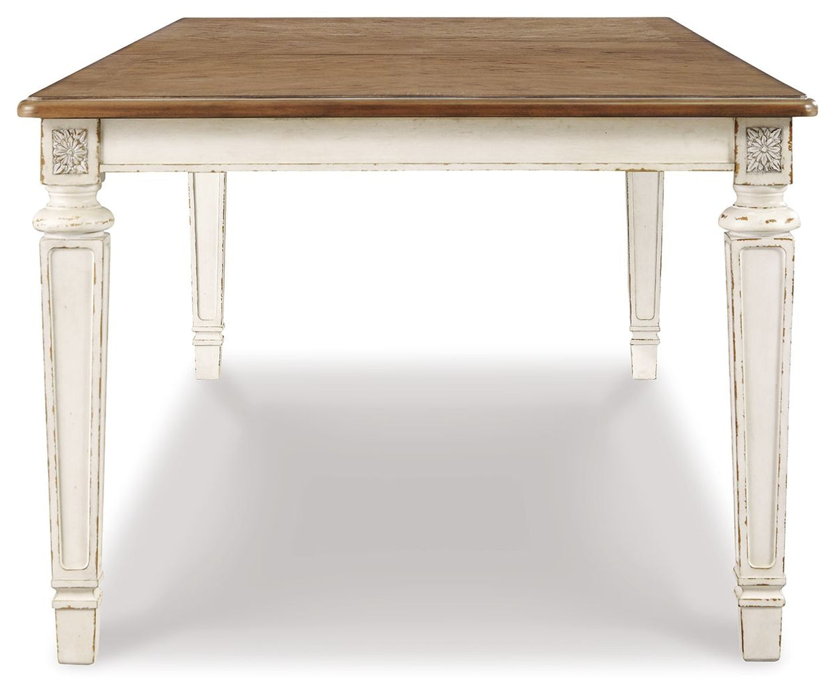 Realyn - Rectangular Dining Room Extension Table - Chipped White - R&R Furniture Gallery (Fountain Valley, CA)
