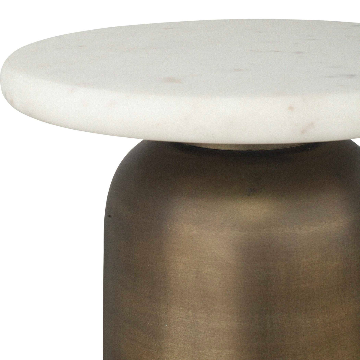 Reiss - Drink Table - Bronze / White