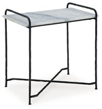 Ashber - Accent Table - White / Black - R&R Furniture Gallery (Fountain Valley, CA)