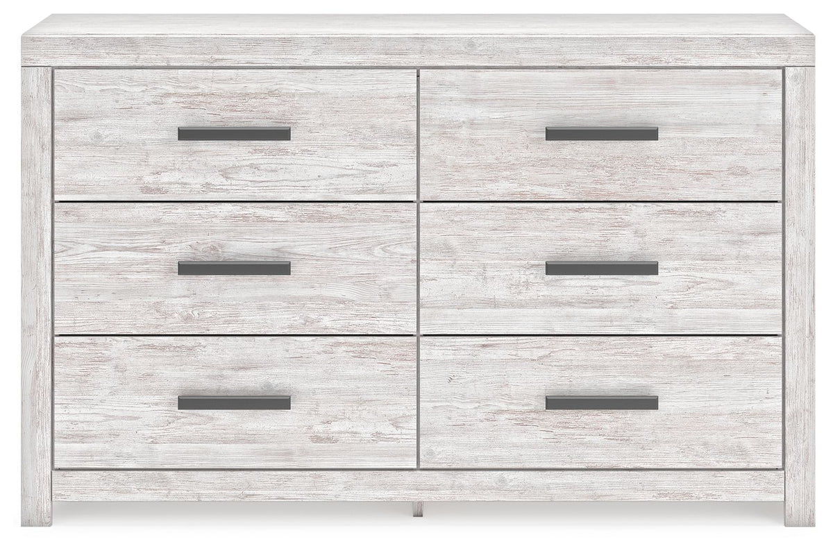 Cayboni - Six Drawer Dresser - Whitewash - R&R Furniture Gallery (Fountain Valley, CA)