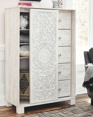 Paxberry - Dressing Chest - Whitewash - R&R Furniture Gallery (Fountain Valley, CA)