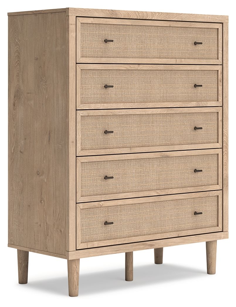 Cielden - Five Drawer Wide Chest - Two-Tone - R&R Furniture Gallery (Fountain Valley, CA)