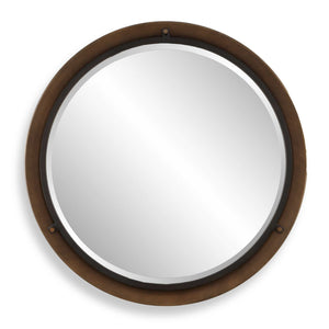 Porthole - Round Mirror - Bronze