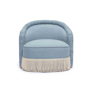Pamela - Boucle Tassel Lounge Chair - R&R Furniture Gallery (Fountain Valley, CA)