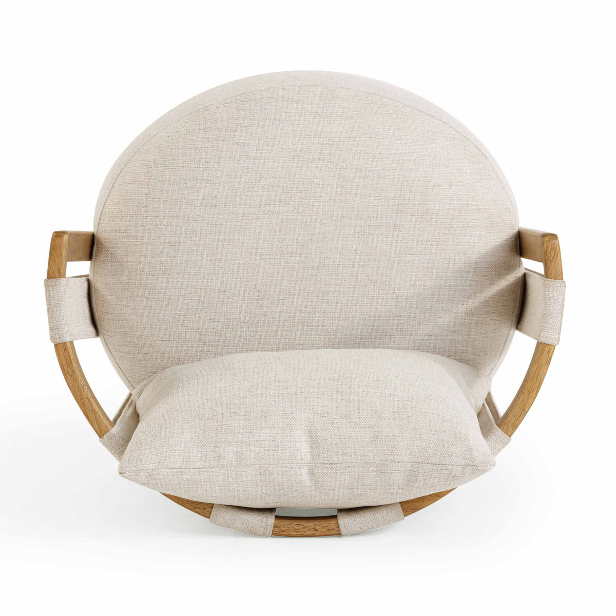 Paolo - Textured Weave Swivel Chair - R&R Furniture Gallery (Fountain Valley, CA)