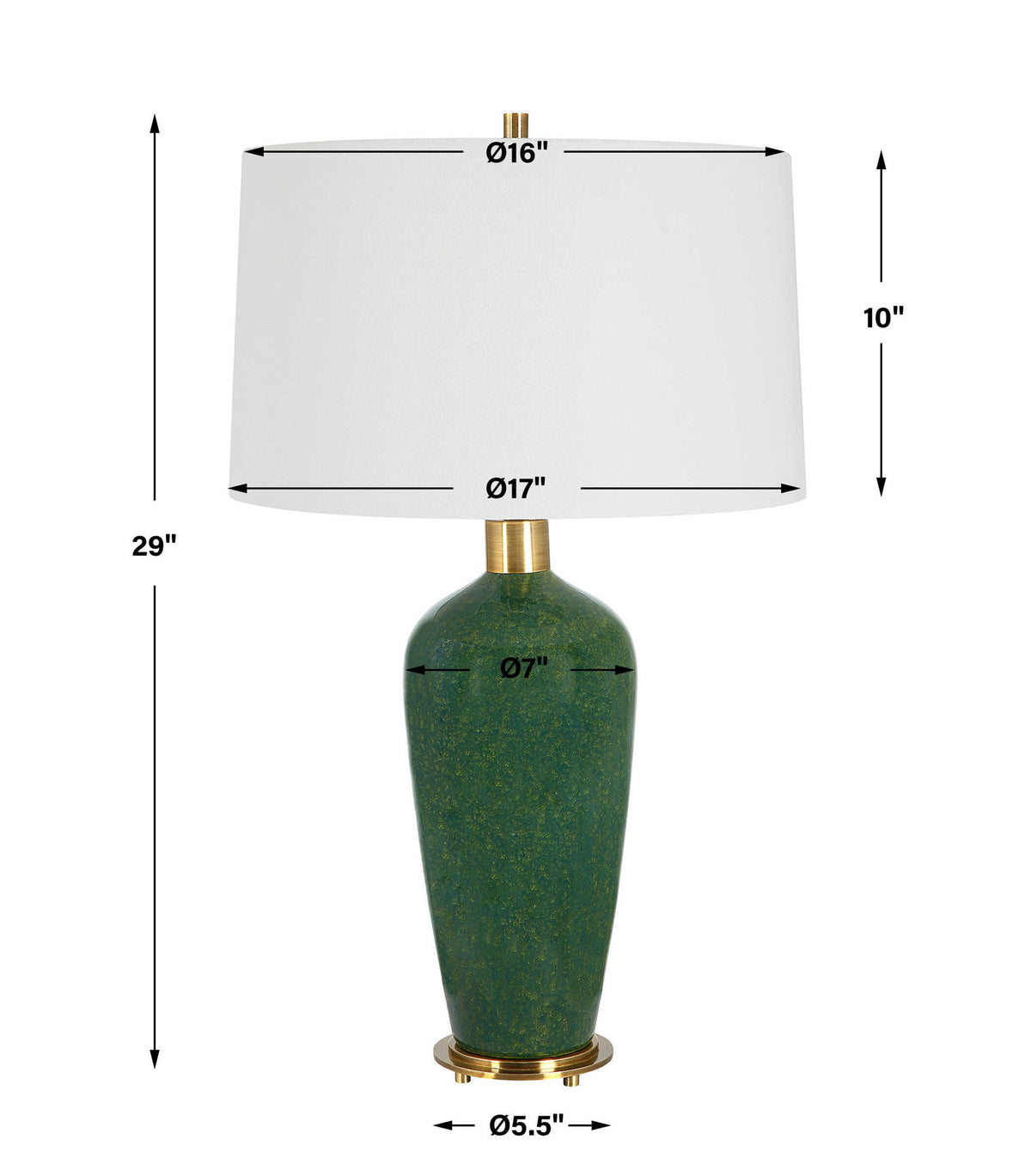 Verdell - Table Lamp - Green