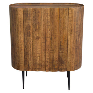 Rizza - Sideboard Small - Medium Brown On Black