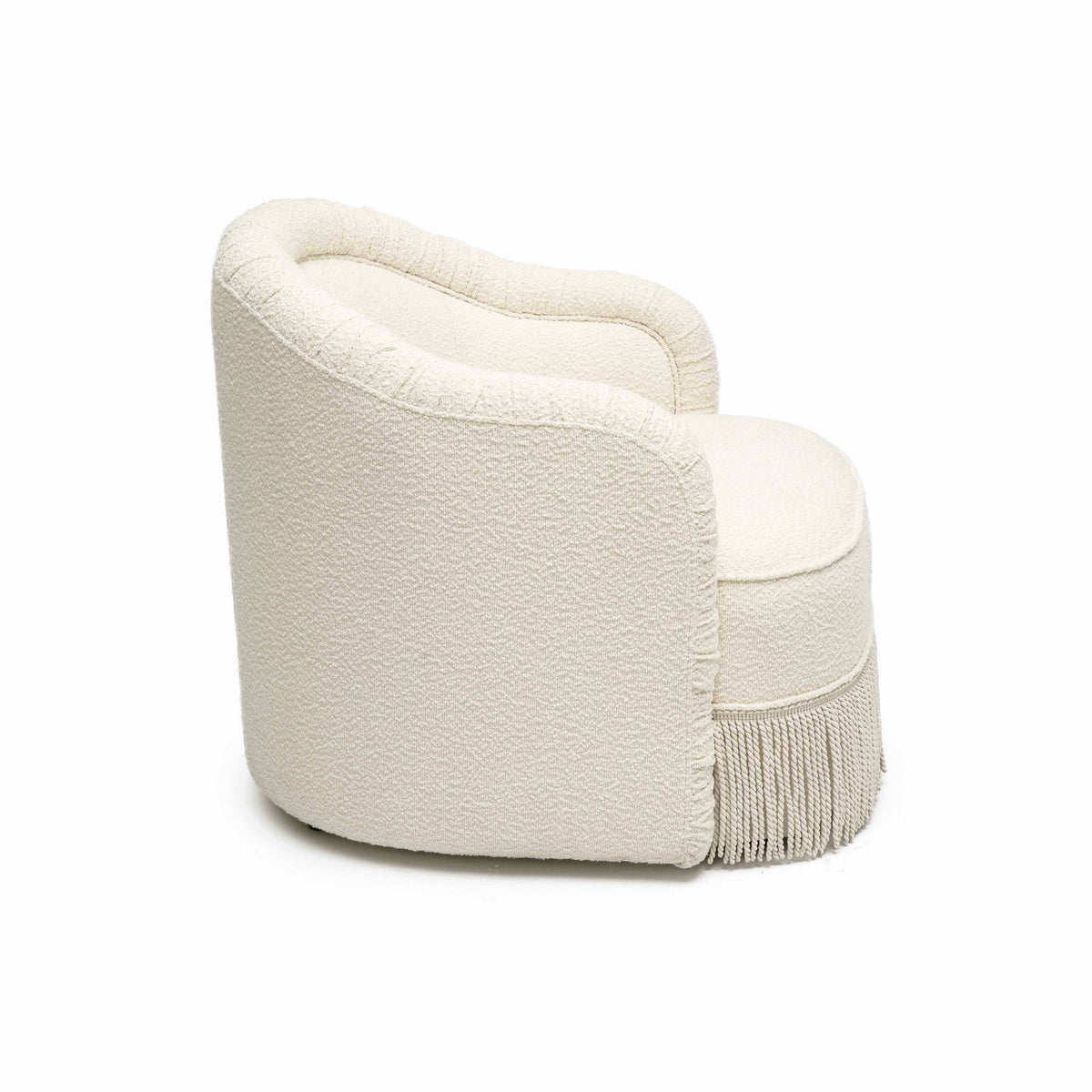 Pamela - Boucle Tassel Lounge Chair - R&R Furniture Gallery (Fountain Valley, CA)