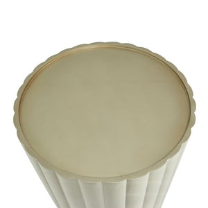 Malibu Crest - Round Dining Table - Chardonnay