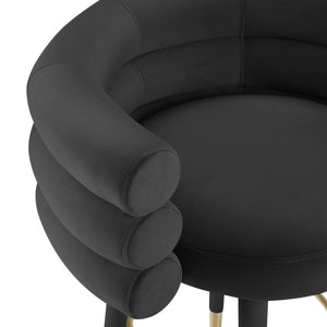 Betty - Velvet Barstool - R&R Furniture Gallery (Fountain Valley, CA)