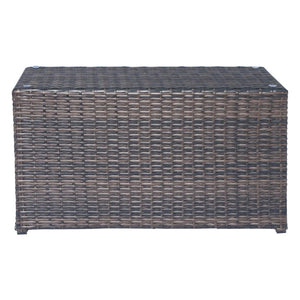 Handcrafted 4 Person Outdoor Seating Group With Plush Cushions - Espresso