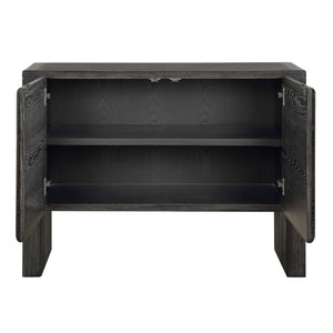Bierk - 2 Door Cabinet - Dark Stain