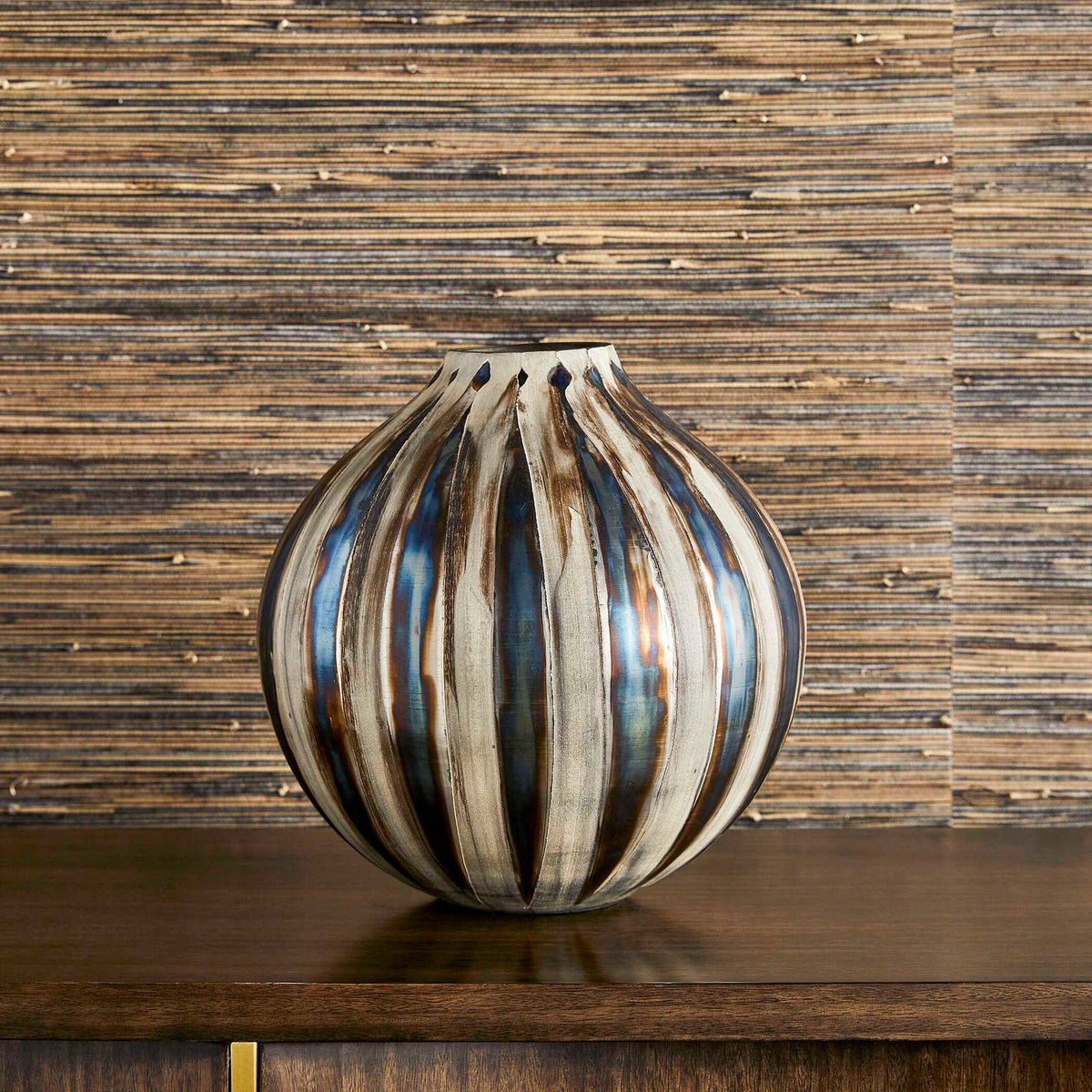 Ripple - Small Vase - Bronze