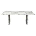 Icon Faux Marble Rectangular Dining Table by Diamond Sofa