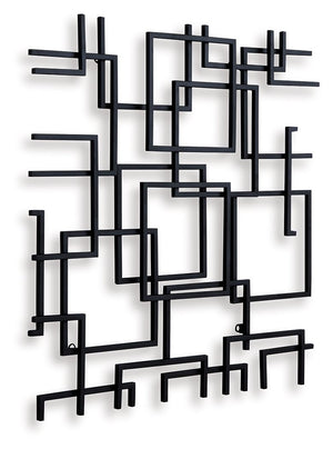 Aadanton - Wall Decor - Black - R&R Furniture Gallery (Fountain Valley, CA)