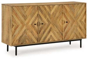 Cadewick - Accent Cabinet - Natural - R&R Furniture Gallery (Fountain Valley, CA)
