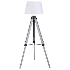 Hannah - Floor Lamp With Tripod Base - Gray