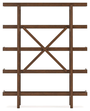 Lyncott - Bookcase - Brown - R&R Furniture Gallery (Fountain Valley, CA)