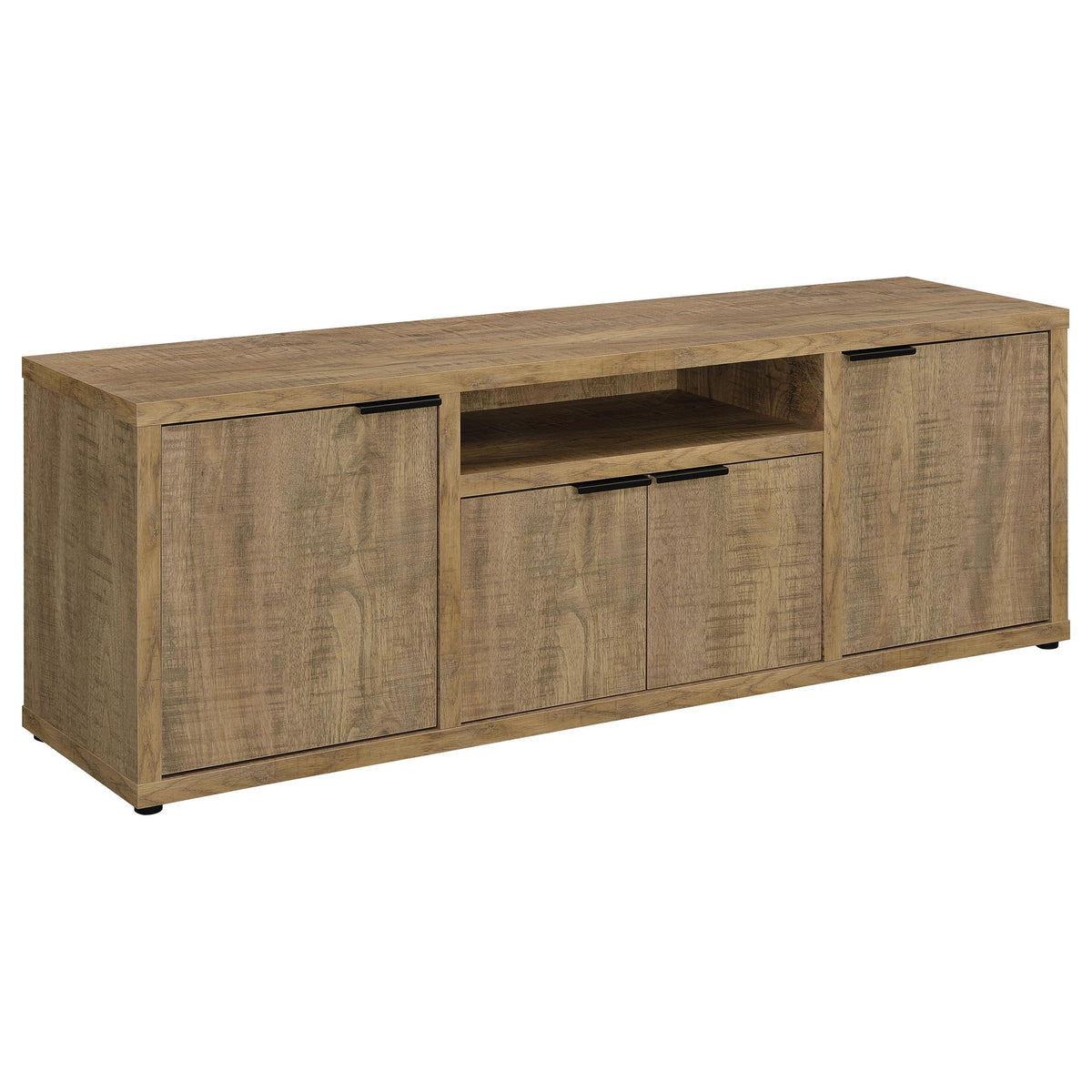 Noriega - 3 Piece TV Entertainment Center, Open & Concealed Storage - Wood