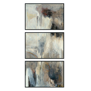Scar - 72" x 36" Painting By Buddy Whitlock (Set of 3) - Black - R&R Furniture Gallery (Fountain Valley, CA)