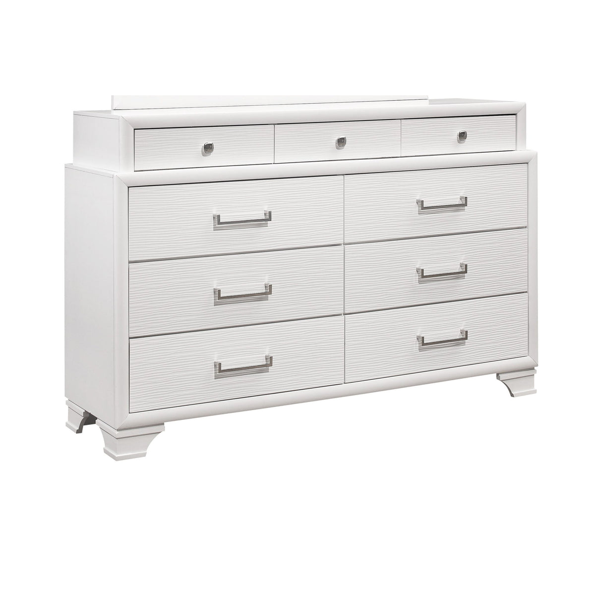 Civic - 5 Piece Storage Bedroom Set With Bookcase Headboard
