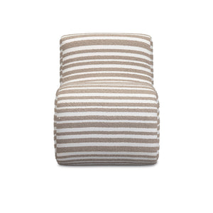 Senna - Jacquard Organic Stripes Accent Chair - Taupe - R&R Furniture Gallery (Fountain Valley, CA)