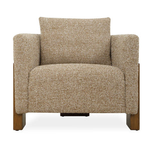 Halligan - Upholstered Accent Chair - Brown