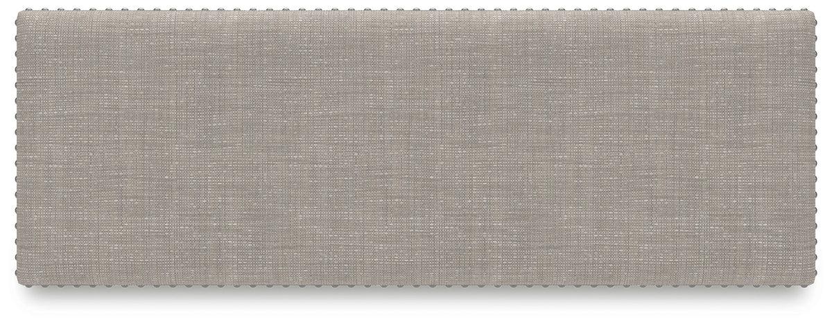 Robbinsdale - Dbl Counter Height Upholstered Dining Bench - Antique White - R&R Furniture Gallery (Fountain Valley, CA)