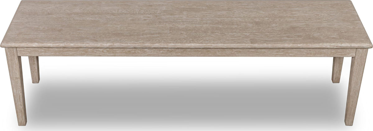 Camden Oak Wood Bench in Chai