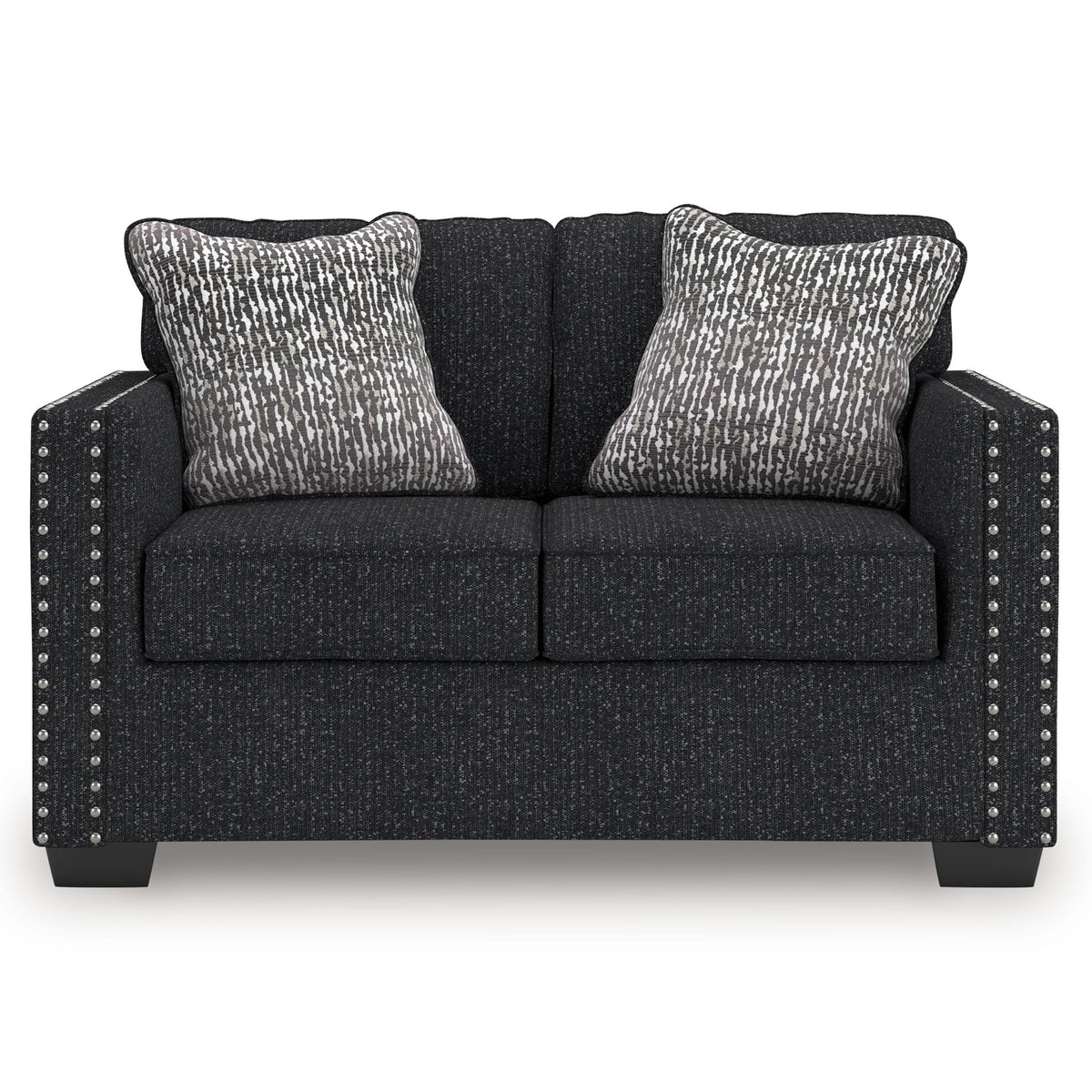 Jasmine Peaks - Loveseat - Coal - R&R Furniture Gallery (Fountain Valley, CA)