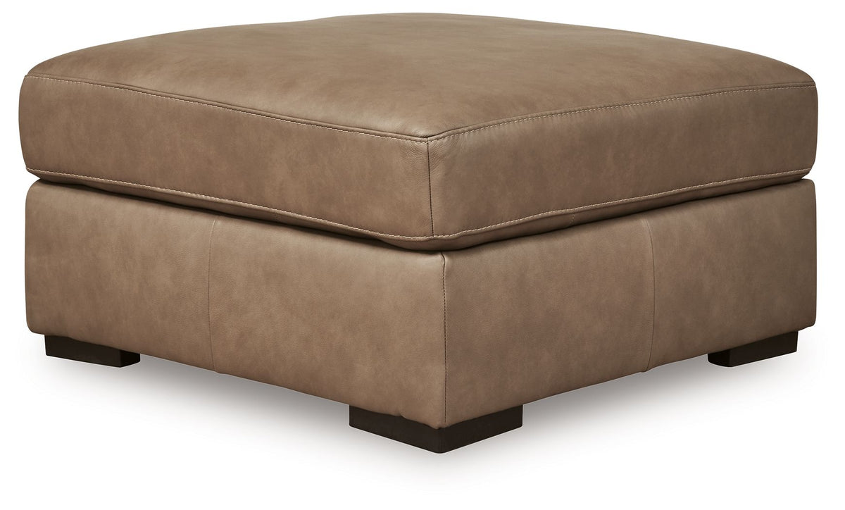 Veronella - Oversized Accent Ottoman - Sahara - R&R Furniture Gallery (Fountain Valley, CA)
