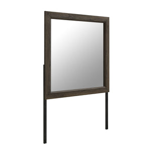 Harry - Mirror, Large Scale Design For Bedroom - Brown