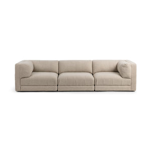 Classic Home Adalynne stationary sectional sofa with plush cushions and modern design, shown in a living room setting.