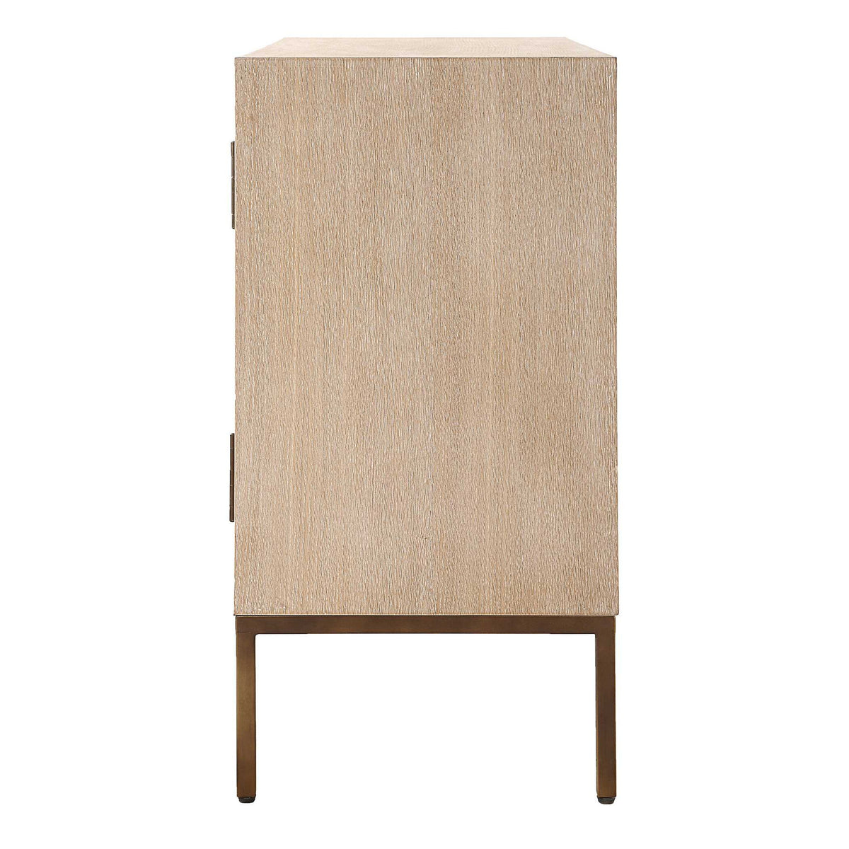 Weimar - 2 Door Cabinet - White / Woodtone