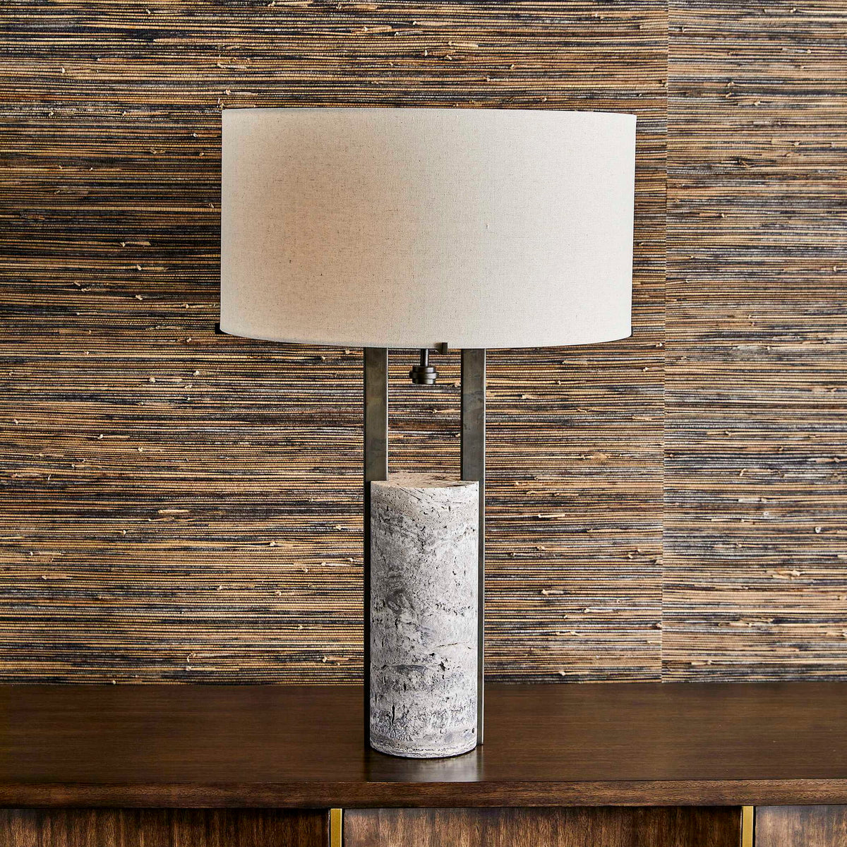 Scaffold - Table Lamp - Bronze / Gray