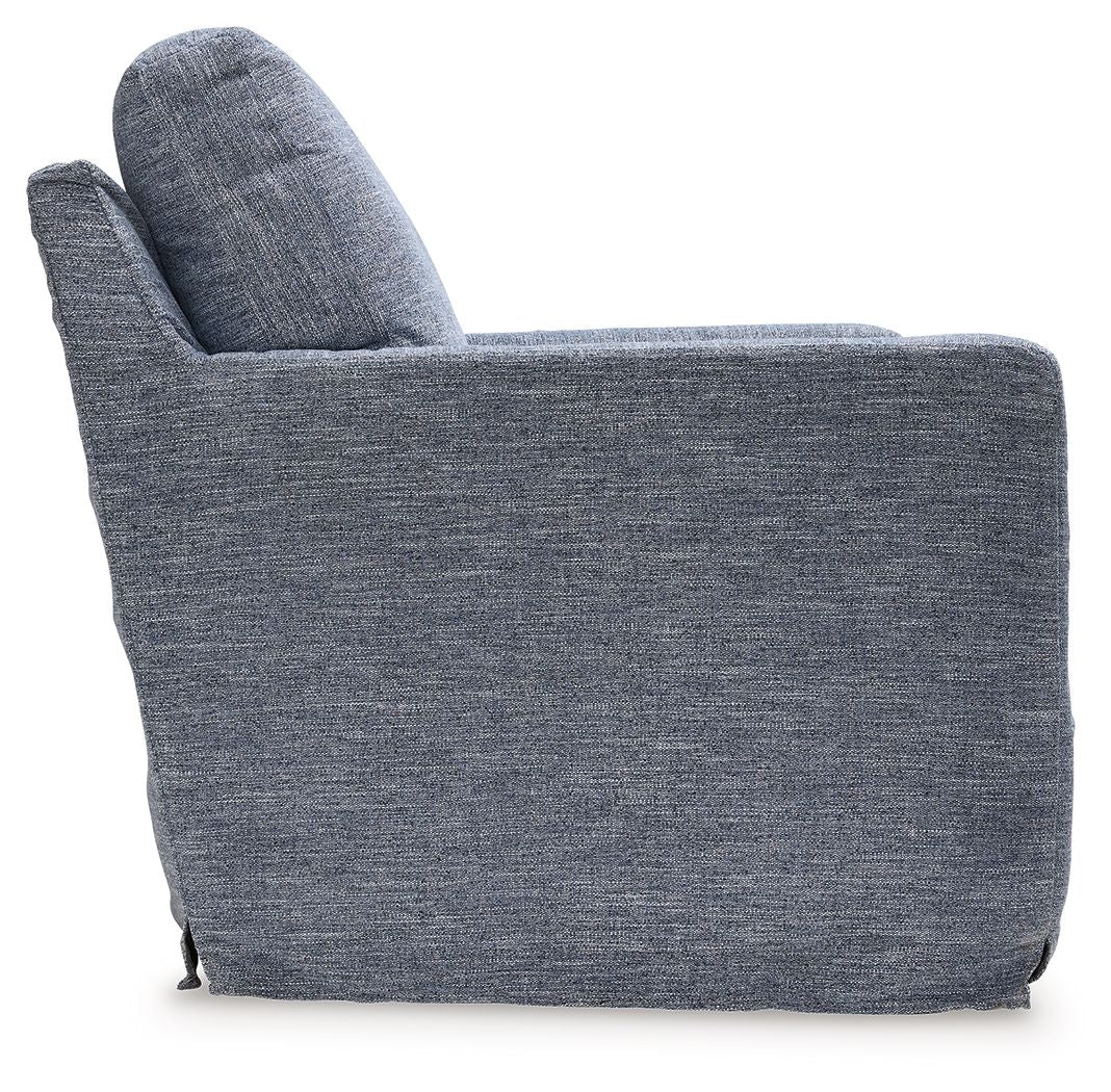 Nenana Next-Gen Nuvella - Swivel Glider Accent Chair - R&R Furniture Gallery (Fountain Valley, CA)