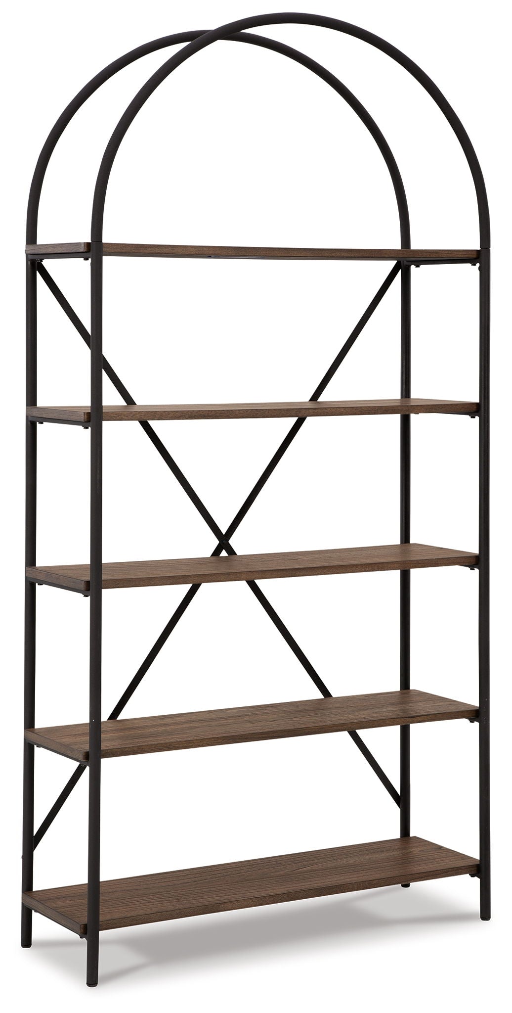 Galtbury - Bookcase - Brown / Black - R&R Furniture Gallery (Fountain Valley, CA)