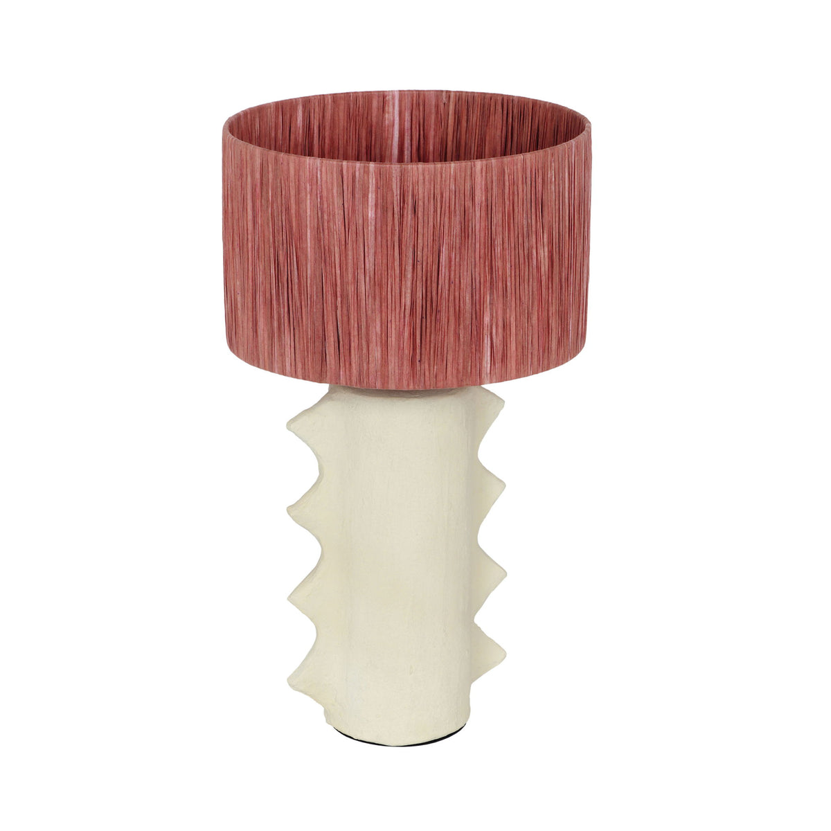 Wild Thing - Papier Mache Table Lamp - Beige - R&R Furniture Gallery (Fountain Valley, CA)