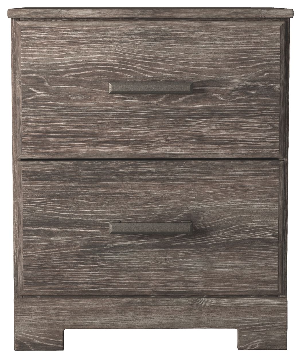 Ralinksi - Two Drawer Night Stand - Gray - R&R Furniture Gallery (Fountain Valley, CA)