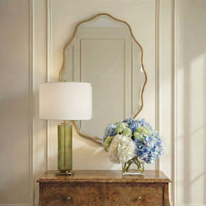 Engineered Wood Mirror - Gold Leaf