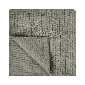 Bari - Velvet Quilt - Sage