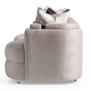 Carmela - Mansion Sofa - Zinc / Silver - R&R Furniture Gallery (Fountain Valley, CA)