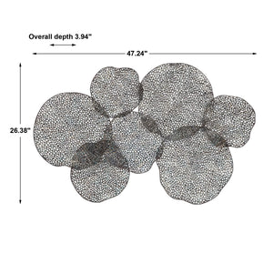 Uttermost Ripley metal wall art decor featuring intricate geometric patterns in a modern, decorative design for wall enhancement.