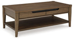 Roanhowe - Rectangular Cocktail Table - Brown - R&R Furniture Gallery (Fountain Valley, CA)