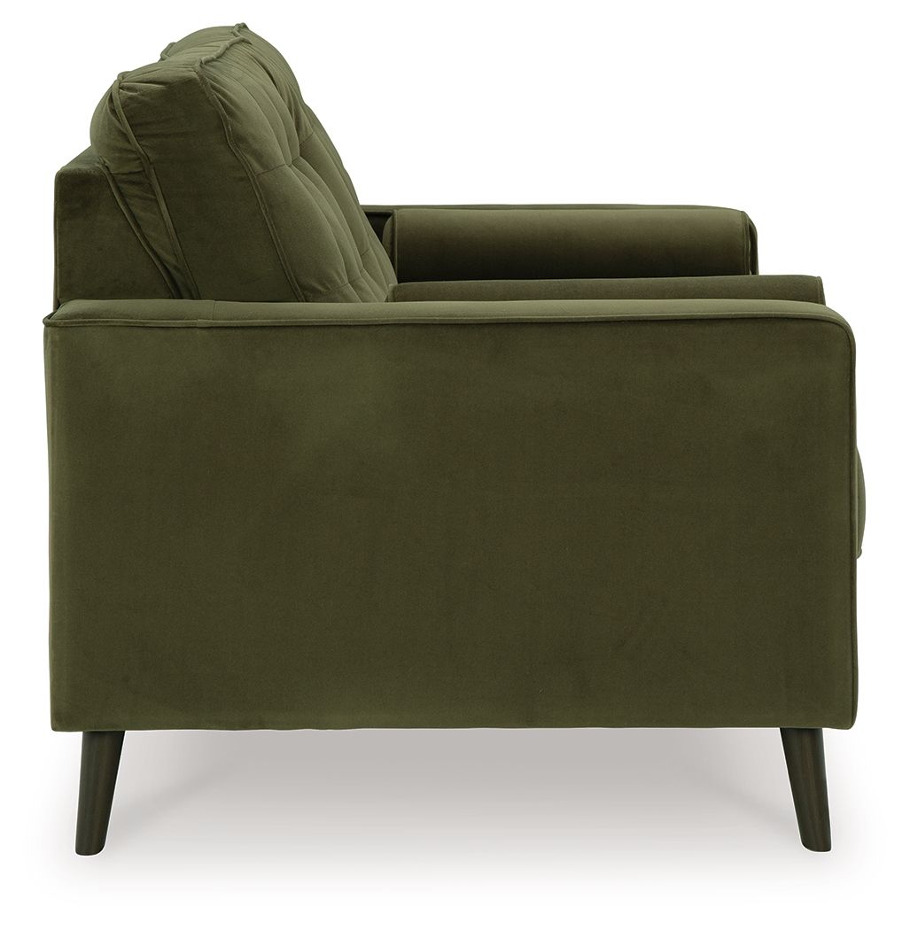 Reveon Lakes - Loveseat - Olive - R&R Furniture Gallery (Fountain Valley, CA)