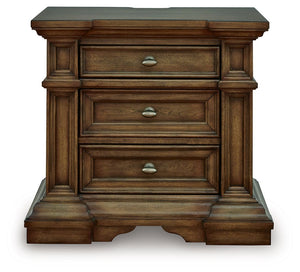 Frantanna - Three Drawer Night Stand - Brown - R&R Furniture Gallery (Fountain Valley, CA)